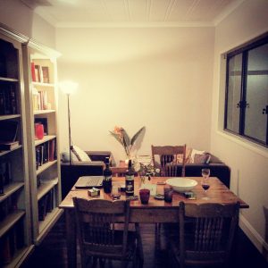 Combined dining / library