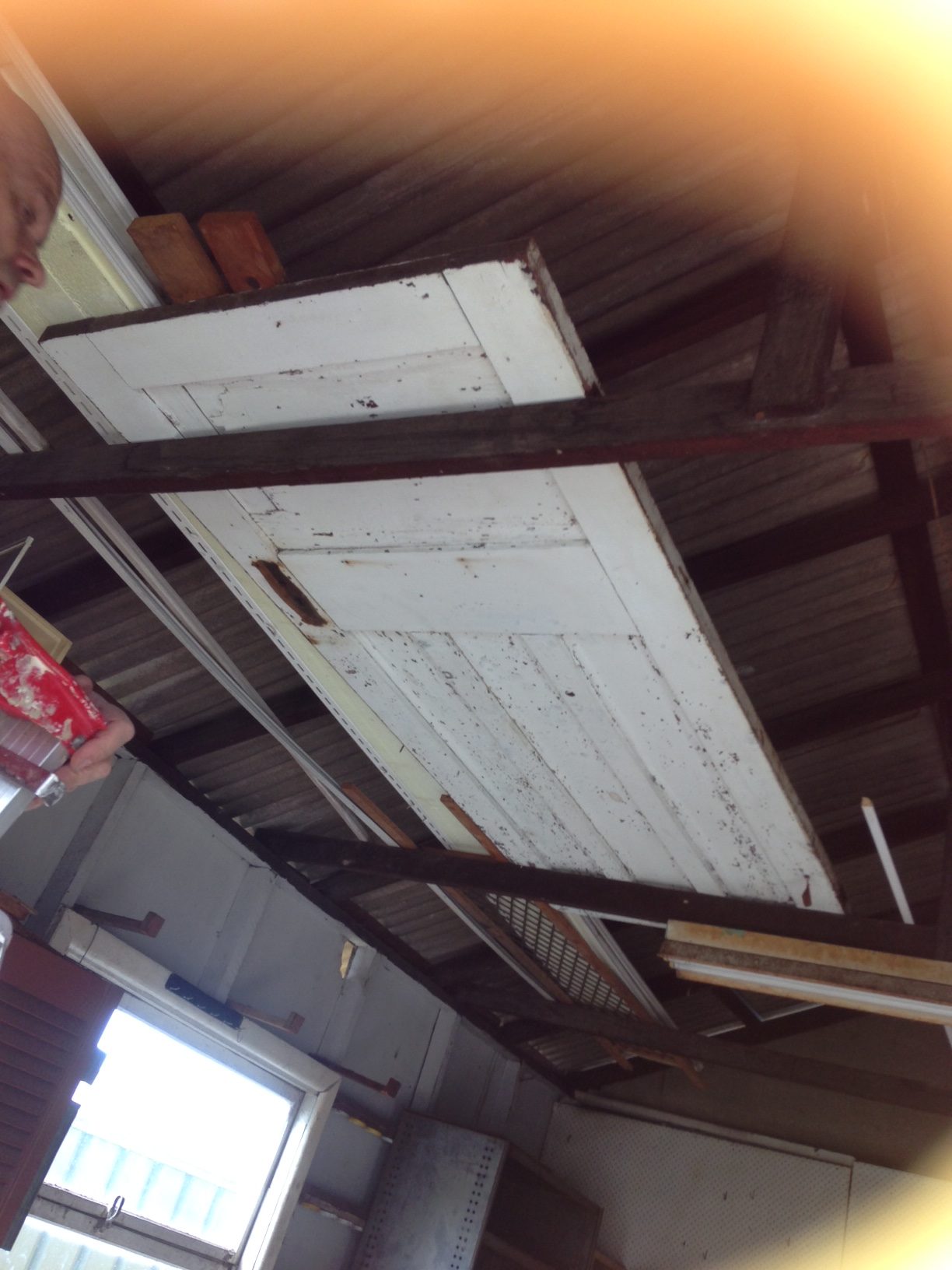 Up in the rafters just waiting to be found
